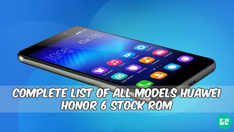 Complete List Of Models Huawei Honor